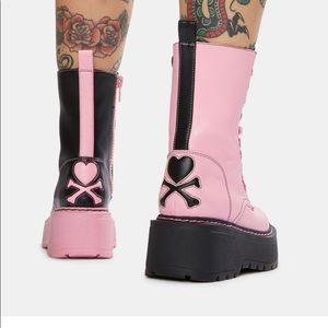 Tokidoki Criminally Cute Mismatch Combat Boots